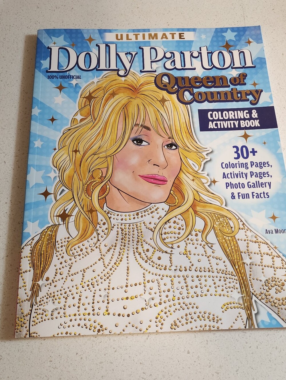 Dolly Parton Coloring And Activity  Book. Photo Gallery & Fun Facts New.